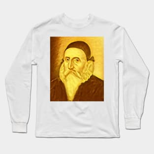 John Dee golden Portrait | John Dee Artwork 9 Long Sleeve T-Shirt